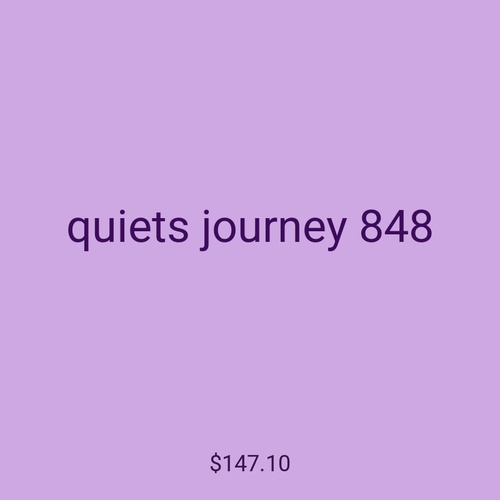 quiets journey 848