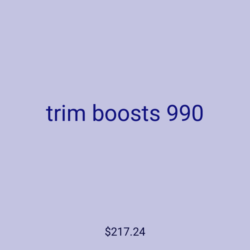 trim boosts 990
