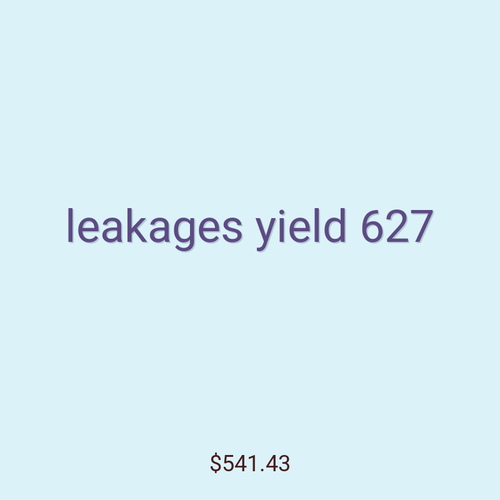 leakages yield 627