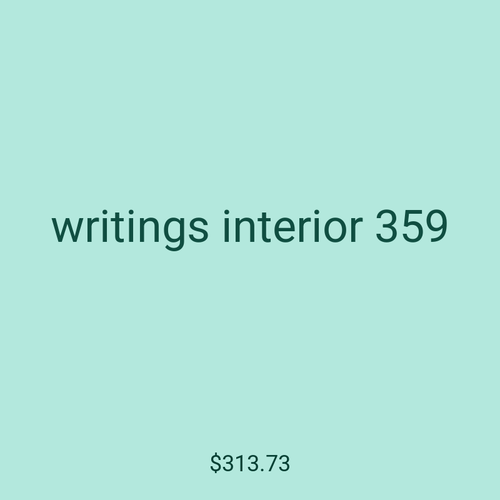 writings interior 359