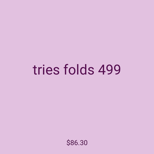 tries folds 499