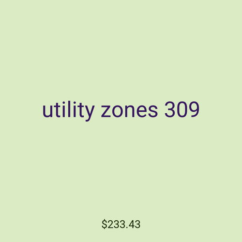 utility zones 309