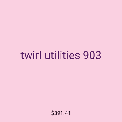 twirl utilities 903