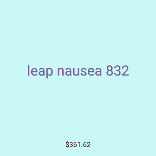 leap nausea 832