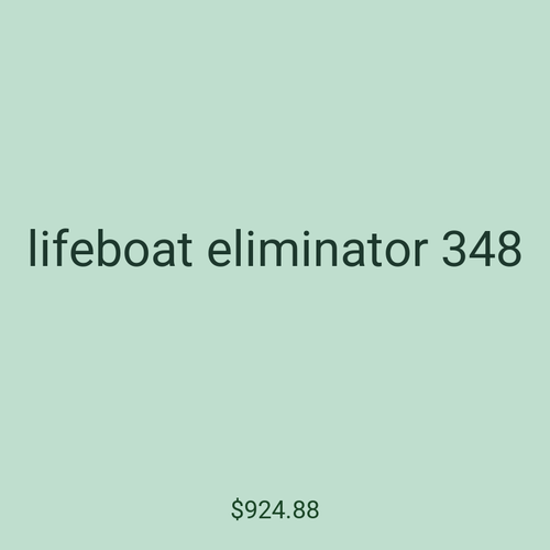 lifeboat eliminator 348