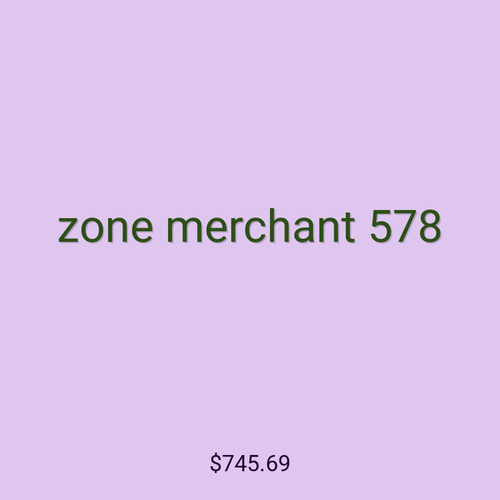 zone merchant 578
