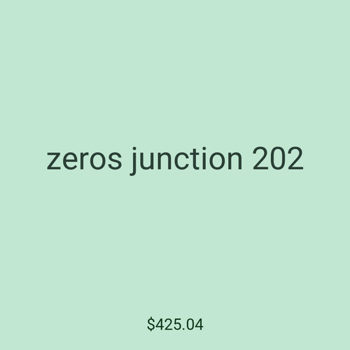 zeros junction 202