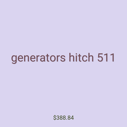 generators hitch 511