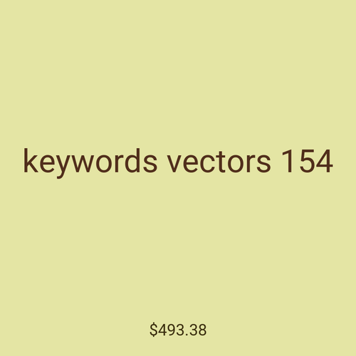 keywords vectors 154
