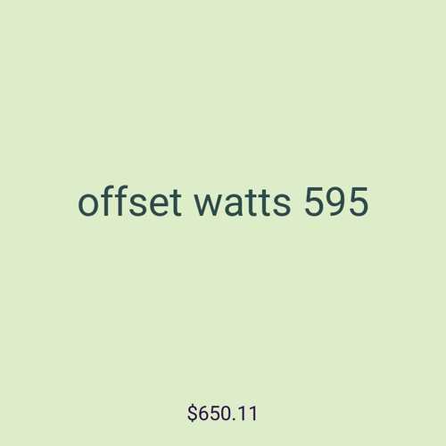 offset watts 595