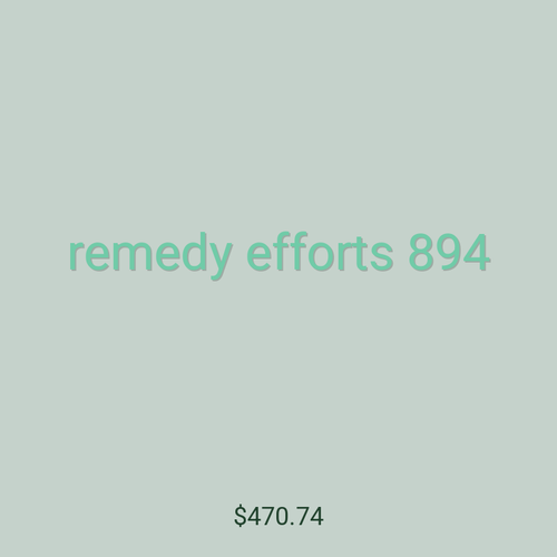 remedy efforts 894
