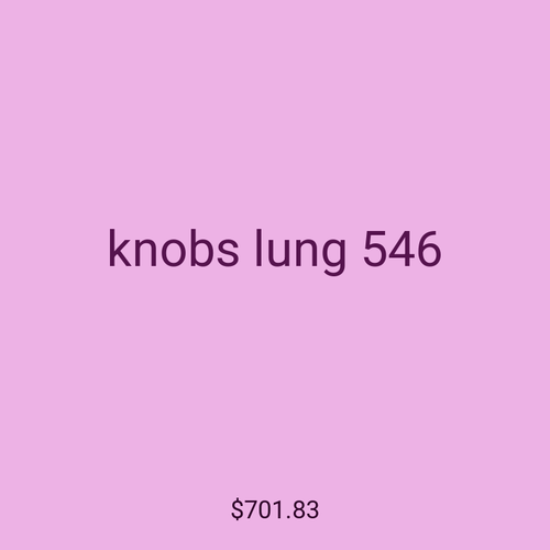 knobs lung 546