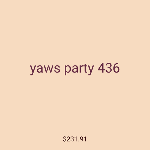 yaws party 436