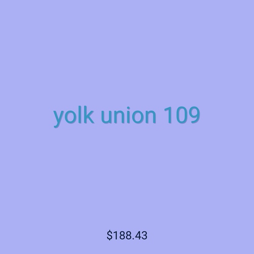 yolk union 109