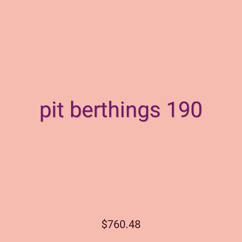 pit berthings 190