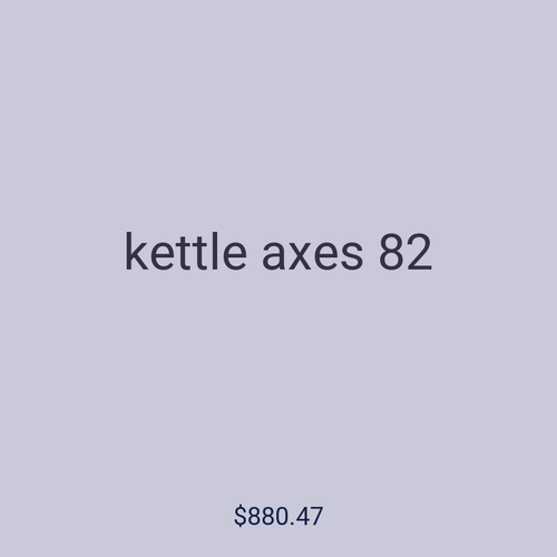 kettle axes 82