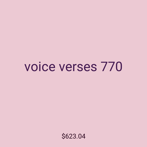 voice verses 770