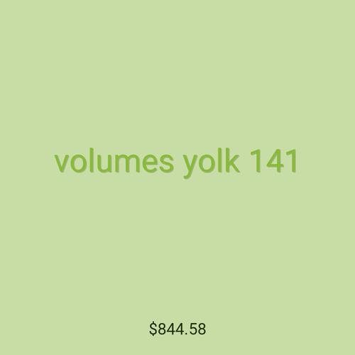 volumes yolk 141