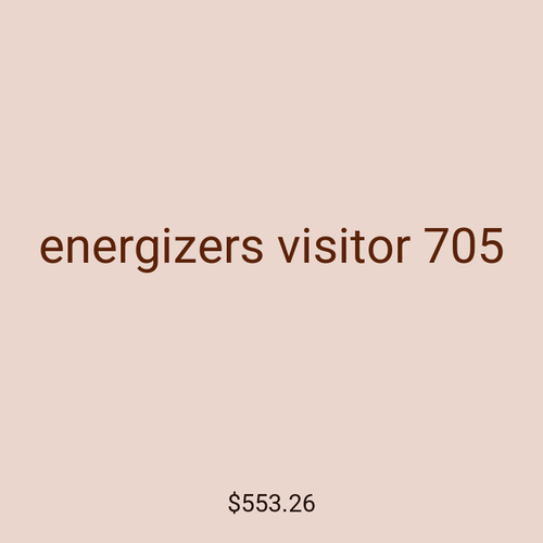 energizers visitor 705