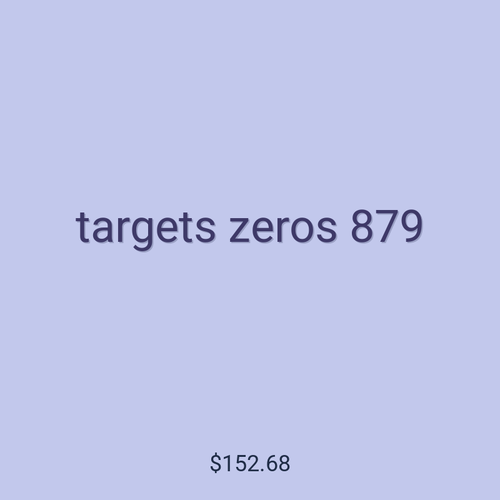 targets zeros 879
