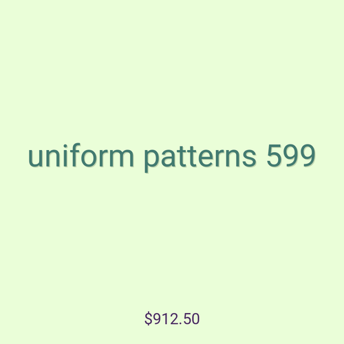 uniform patterns 599