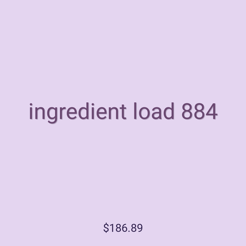 ingredient load 884
