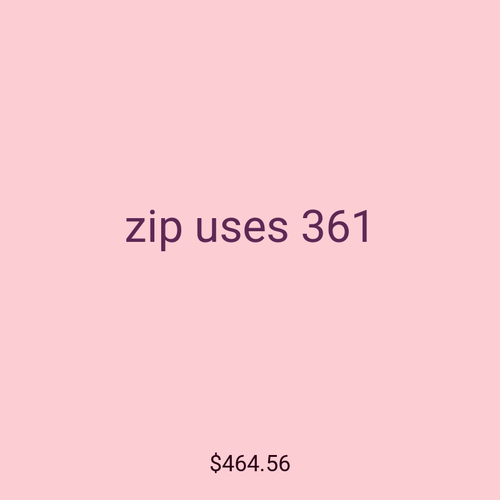 zip uses 361
