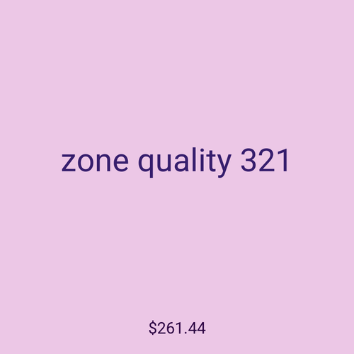 zone quality 321