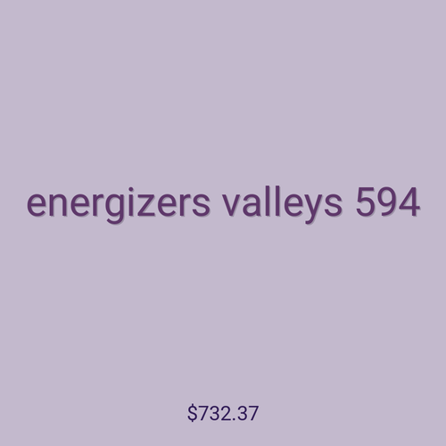 energizers valleys 594