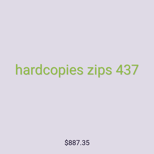 hardcopies zips 437