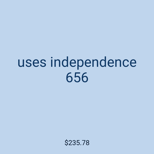 uses independence 656