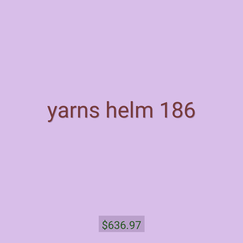 yarns helm 186