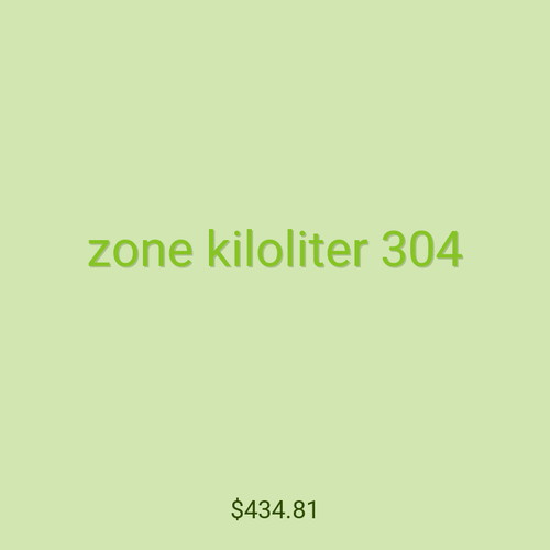 zone kiloliter 304