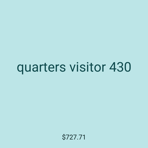 quarters visitor 430
