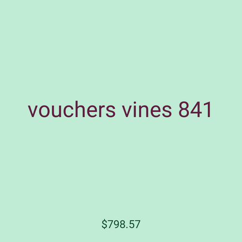 vouchers vines 841
