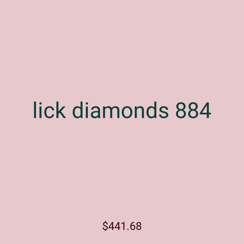 lick diamonds 884