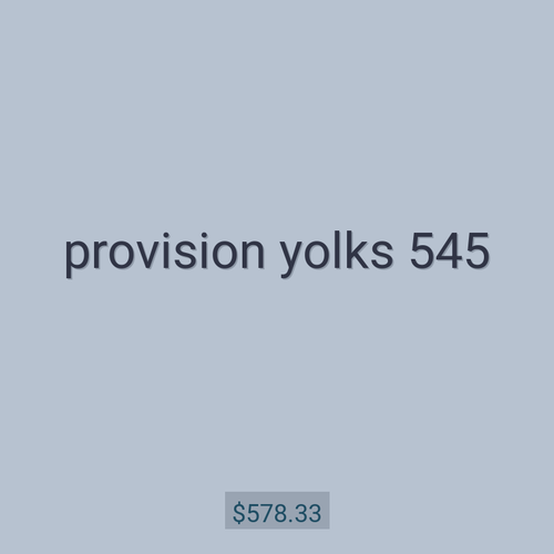 provision yolks 545