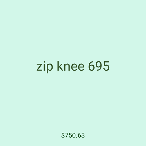 zip knee 695
