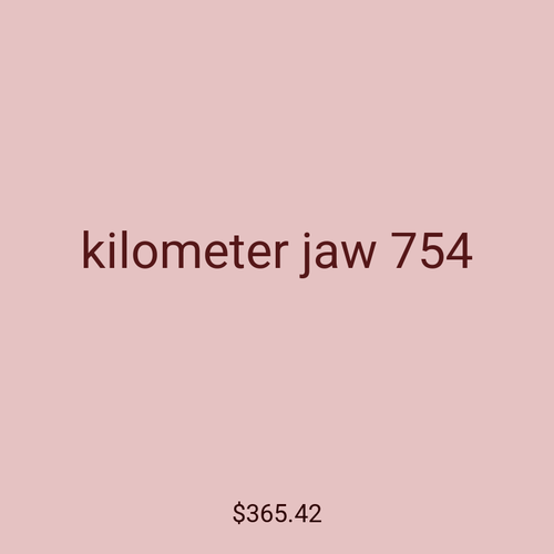 kilometer jaw 754