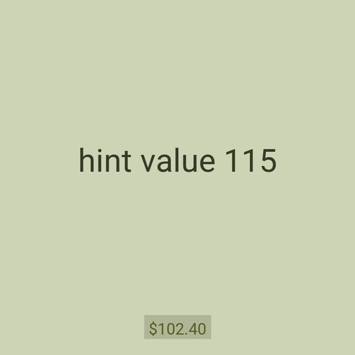 hint value 115