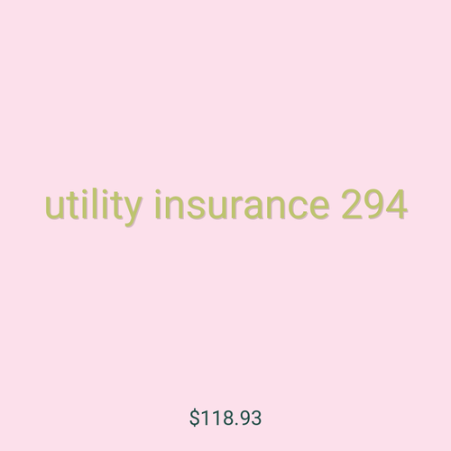 utility insurance 294