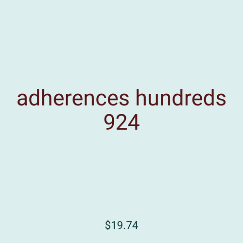 adherences hundreds 924