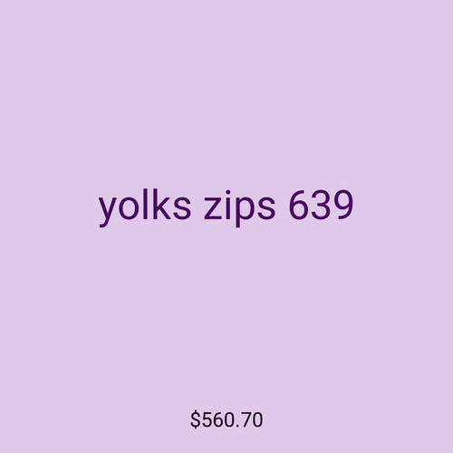 yolks zips 639