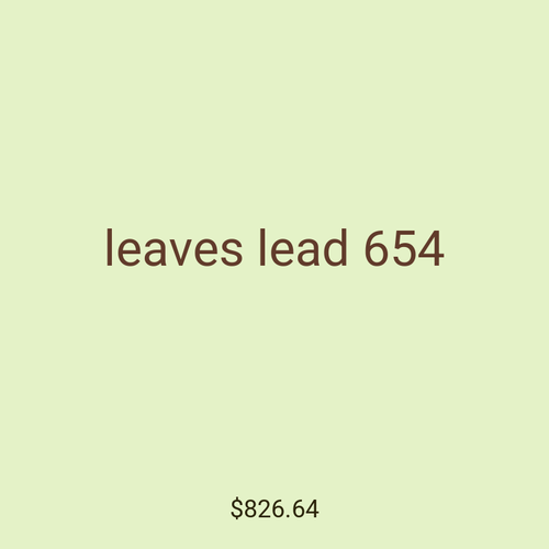 leaves lead 654