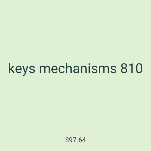 keys mechanisms 810