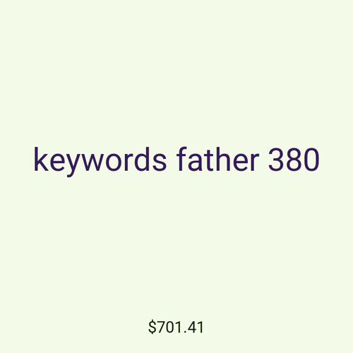 keywords father 380
