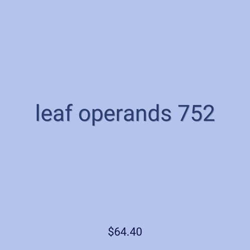 leaf operands 752
