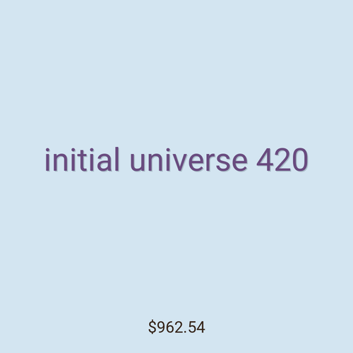 initial universe 420