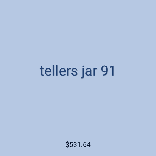 tellers jar 91