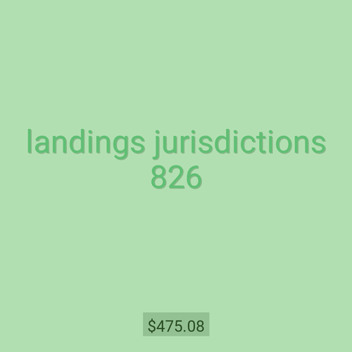 landings jurisdictions 826